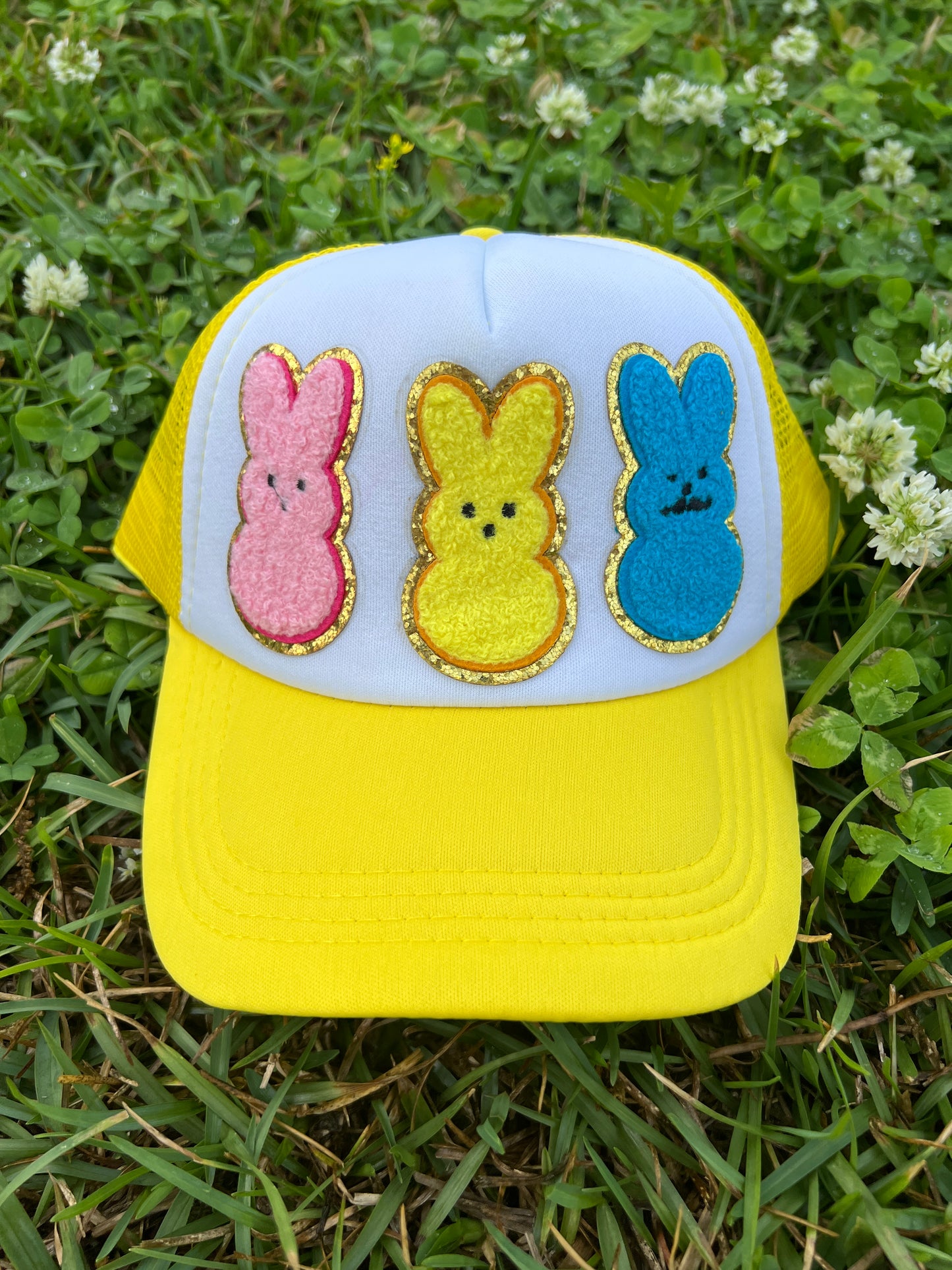 Easter Bunny Peep Mesh Spring Trucker Hat